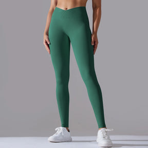 Leggings Fitness Cintura Cruzada